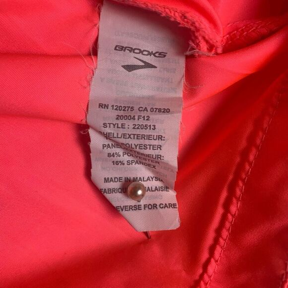 Brooks Night Life Essential Appeal Running Jacket Women's small Reflective pink - Picture 5 of 8